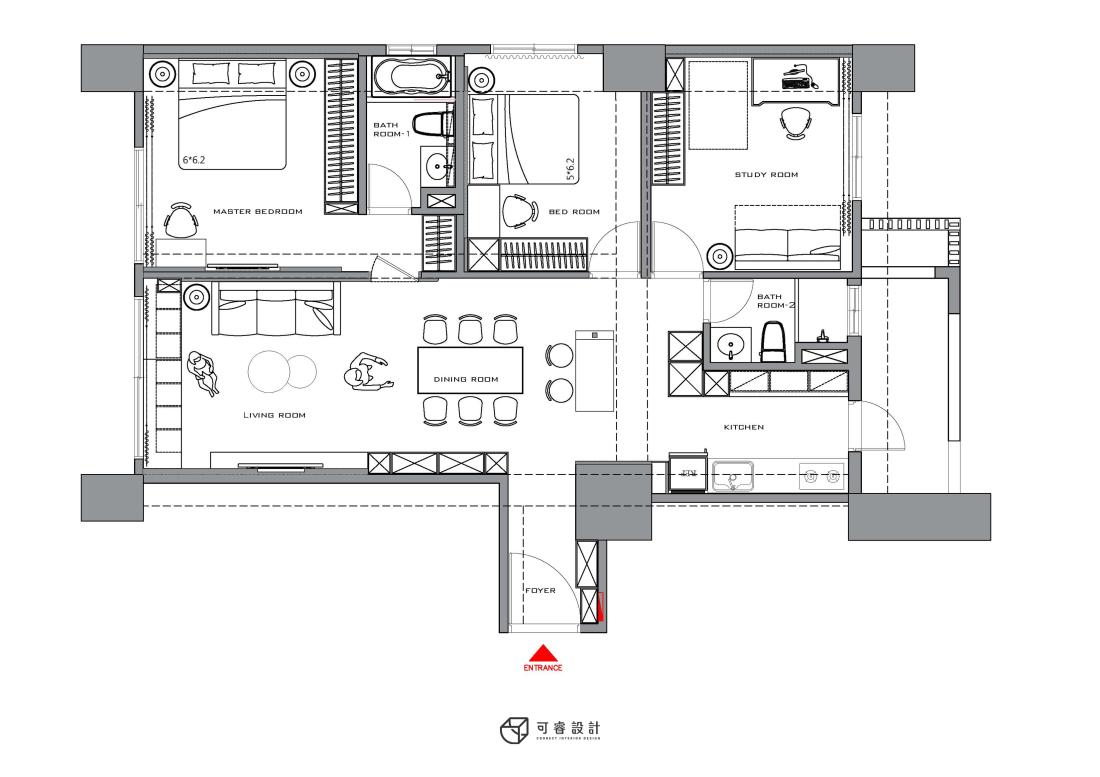 設計一點通|設計師精選3D:打造高級木質簡約宅的秘訣